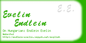 evelin endlein business card